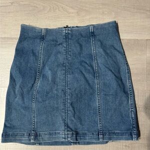 Free people blue Jean skirt size M